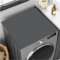 Housse Machine a Lave Dessus 60 X 60 cm,Potection Machine a Lave Potege,Tapis Lave Linge Top,Washing Machine Top Cove,Couvetue Machine a Lave Antidéapant pou éfigéateu, Cuisine