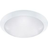 Plafoniera stagna tonda bianca 30cm 2xE27 IP65 Struhm