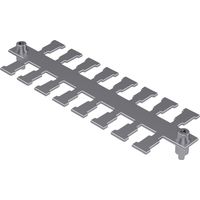 Hebotec 1041-013C Hebotec 1041-013C Kabelabfangleiste Kabelabfangschiene Edelstahl 1 St.