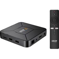 Android TV Box Profissional - 4K Ultra HD, Wi-Fi Dual Band, Controle Remoto Transforma TV em Smart para Streaming e Aplicativos