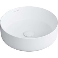 OMNIRES Tulsa - Vasque à poser, diamètre 36 cm, sans trop-plein, blanc mat TULSA355BM
