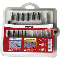 Zubehörkoffer mit Bits und Bohrern (16 Stck.) - DIAGER COFFRET FIRST