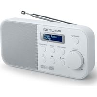Radio FM-DAB+ Radio despertador portátil MUSE M109DW DAB+, FM a D