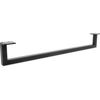 pata metal bruss l820 h120 negro mate placa sujecion 100x40