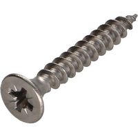 VBA Vis bois agglo Inox A2 Tête fraisée Pozi 5X45-10 pièces