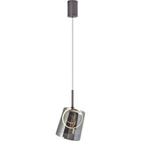 Lampe suspendue Zula fumé - 2541-25