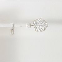 Kit tringle décorative Tropical - L 120 / 210 x D 1,9 cm - Blanc - Livraison gratuite