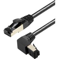 Maxtrack TI 48-5L RJ45 cable de réseau, cable patch S/FTP 5.00m noir 1 pièce