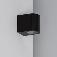 Wandleuchte Aussen Aluminium Gala Schwarz