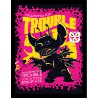 LILO & STITCH - STITCH COMICS 2 - IMPRESSION ENCADRÉE 30X40CM PYRAMID FP14439P-PL