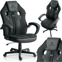 Ergonomic Gaming Chair with Adjustable Height and 360 Swivel