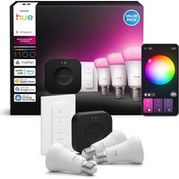 Starter kit Ampoule connectée Philips Hue E27 ambiance Blanc et couleur