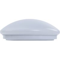 Plafoniera Plato 1xE27 IP44 con paralume bianco latte C37-PLA-260-1E27
