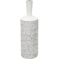 Dekorativer vase mauro ferretti weiß 49 5 cm 15 cm