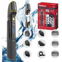 Men's 8-in-1 Cordless Trimmer, Face & Body, Wet & Dry
