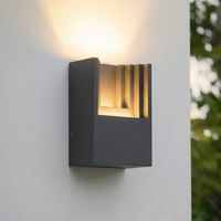 LED Wandleuchte außen "Aurali" aus Aluminium von Lindby