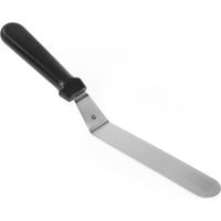Spatule coudée étroite en acier inoxydable 200 mm - Hendi 855782