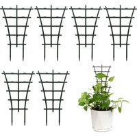 Treillis pour plantes d'intérieur, 6 treillis empilables pour plantes grimpantes d'intérieur, petits treillis pour plantes grimpantes en pot