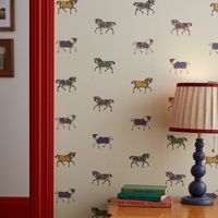 Papier peint intissé géo Joules Regal Horse Print 1005 x 52cm Multicolore
