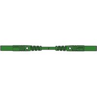 Hirschmann CABLE DE MEDICIÓN MOLDEADO CON CONTACTO PROTEGIDO 10cm, 4mm / VERDE (MLB/GG-SH 100/1)