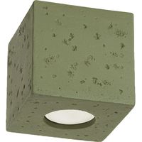 SOLLUX SL.1845 Lámpara de techo QUAD hormigón verde oliva verde oliva - ref: SL.1845