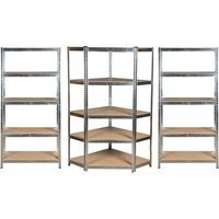 set 3 scaffali easy system 5 ripiani