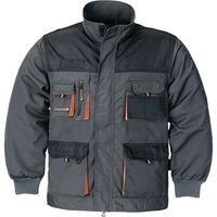 TERRATREND 3644 FB. 6310 Herrenjacke Größe 50 dunkelgrau/schwarz/orange
