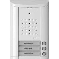 ritto Interfono Moderno Plateado 3 botones compacto