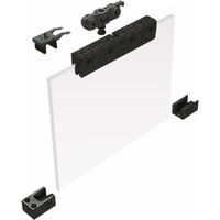Système de porte coulissante MK-L 80 80kg GLT ESG 8/10mm Kit de transformation