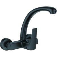 Rubinetto da cucina nero a parete Ibiza M16307B