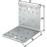 GAH Alberts Conector angular 105 x 90 x 105 mm S.3 mm ETA-08/0165 - 334635