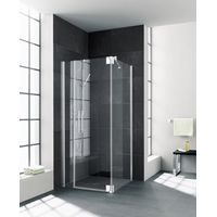 Kermi Porte battante Pasa XP 1FR 0800x 1850 BV : 770-800 SIHG verre trempé Opaco