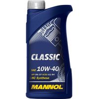 ACEITE PARA MOTOR DE AUTOMÓVIL MANNOL 10W40 CLASSIC SN/CH-4 1 LITRO (7501) (SEMISINTÉTICO)