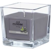 Villa Verde Duftkerze im Glas klar eckig Harmony, 8 x 8 x 8 cm Duftkerzen