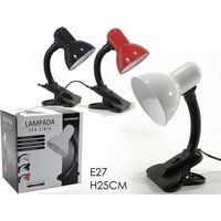 Lampada scrivania 25 cm con pinza
