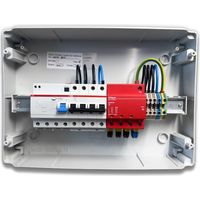 LED Italia Dreiphasen-Wechselstrom-Schalttafel 10 kW – 400 V, 20 A, IP65, 8-Modus – magnetisch. RCD + ABB/DEHN-Ableiter