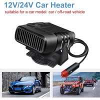Chauffage d'intérieur de voiture compact, portable, électrique, 12 V/24 V, désembueur