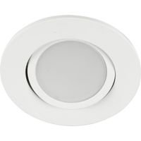 Encastré intérieur LED'UP UNIVERSAL WiZ Pro rond orientable blanc RGB+TW 2700K-6500K 6W IP65 - EUROPOLE - 57028