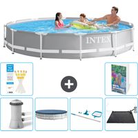Prism Frame Pool Rund - 366x76 cm - 7-teilig S241