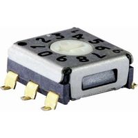Commutateur de codage hexadécimal 0-9/A-F Knitter-Switch SMR 13016 Positions de commutation 16 1 pc(