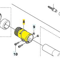 Husqvarna 327PT5S Bague de serrage de l'élagueuse 597194301