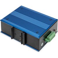Digitus Switch di rete Gigabit Ethernet a 8 porte, industriale, non gestito, 1 collegamento SFP