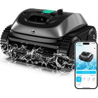 WYBOT C1-OS800, Robot piscine sans fil performant pour nettoyage automatique complet fond, parois et ligne d'eau