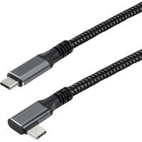 Maxtrack USB-Kabel USB 3.2 Gen2x2 USB-C® Stecker 1 m Schwarz beidseitig verwendbarer Stecker, vergo