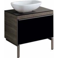 Mobile lavabo Pozzi Ginori Citterio 51x55x74 cm fumè dx