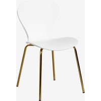 Silla de comedor apilable en polipropileno y hierro Uit SKLUM