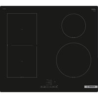 Placa de inducción empotrada Bosch Serie 4 PVS61RBB5E de 4 quemadores, color negro, 60 cm