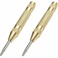 Set mit 2 automatischen Lochern für Metall oder Holz (Gold)