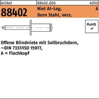 Blindniete R 88402 FLAKO 3x16 Niet Aluminium/Dorn Stahl verz. 500St.