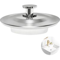 Universal Bathtub Plug, Bathroom Sink Plug, Replacement Drain Plugs, Compatible with Holes 42 to 44 mm, Durable and Waterproof Drain Plug for Bathroom